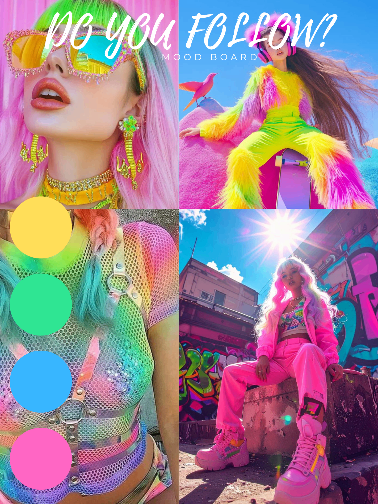 DO YOU FOLLOW? mood board